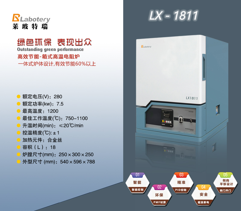 箱式高溫電阻爐LX1811